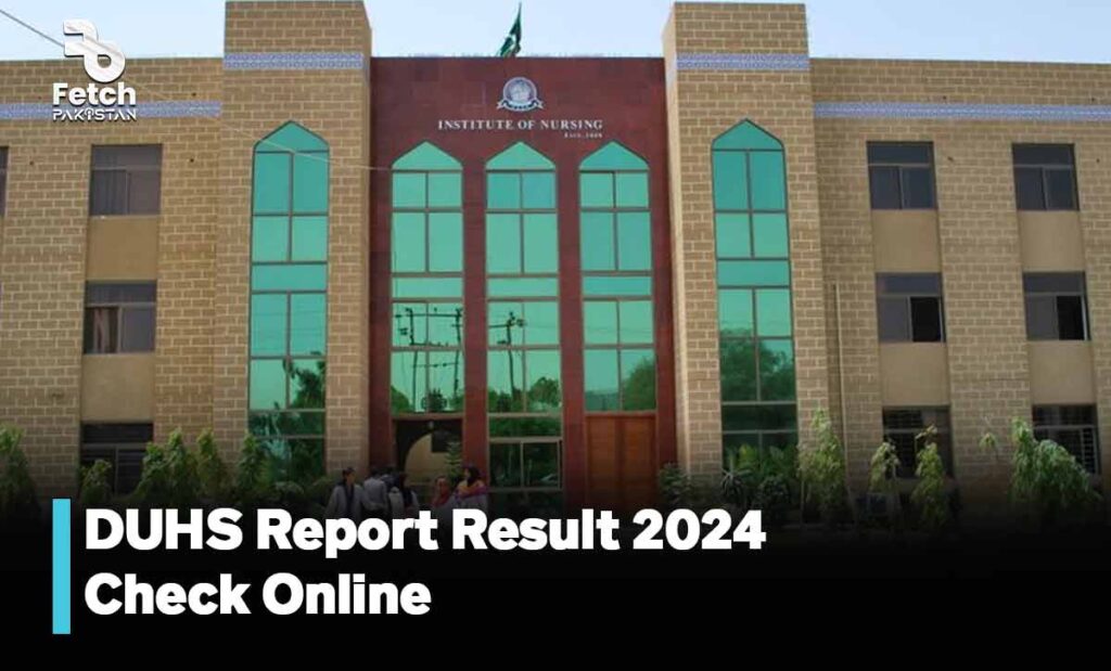 Duhs report result 2024 check online