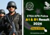ETEA KPK Police A1 & B1 Result 2024 Check Online ETEA KPK Police A1 & B1 Result 2024