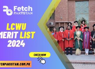 LCWU Merit List 2024 Announced