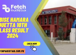 BBISE Hamara Quetta 10th Class Result 2024