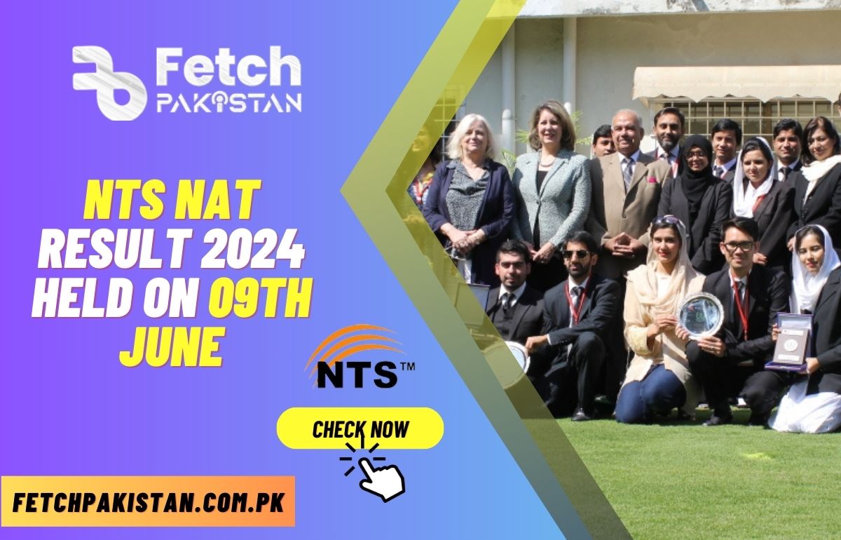 NTS NAT Result 2024 Held on 09th June @nts.org.pk