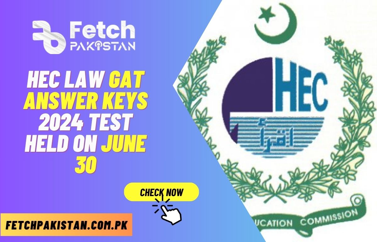 HEC LAW GAT Answer Keys 2024 Test Held on June 30