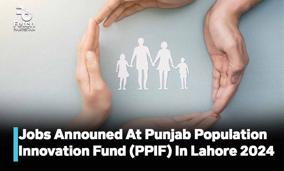 Job Opportunities At Punjab Population Innovation Fund (PPIF) Announced In Lahore For 2024