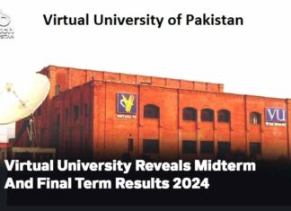 Virtual University Reveals Midterm And Final Term Results 2024