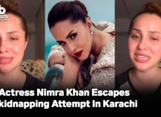 Actress Nimra Khan Escapes kidnapping Attempt In Karachi