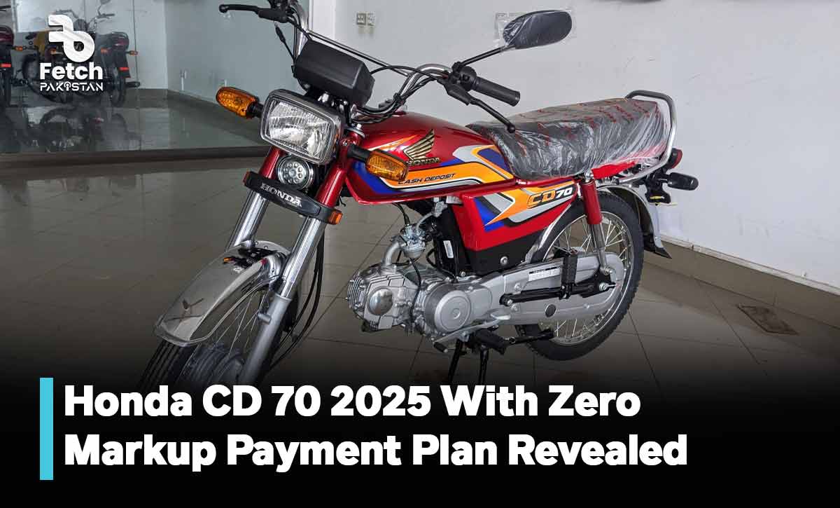 Honda CD 70 2025 Zero Markup Payment Plan Revealed