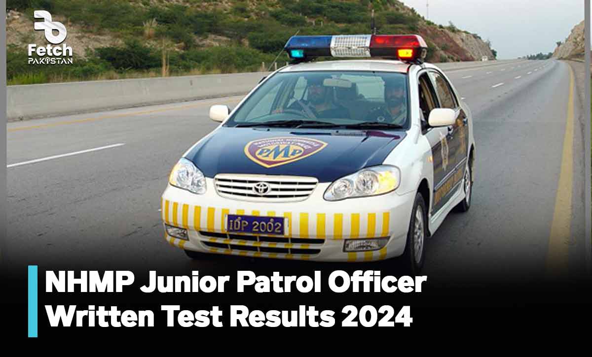 NHMP Junior Patrol Officer Written Test Results 2024