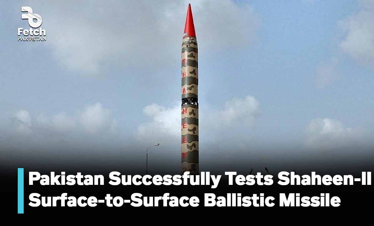 Pakistan Successfully Tests Shaheen-II Surface-to-Surface Ballistic Missile