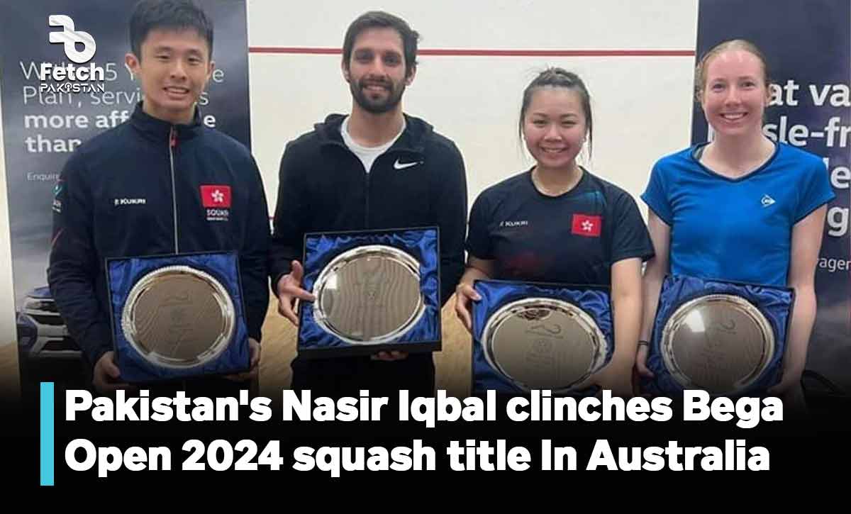 Pakistan's Nasir Iqbal Wins Bega Open 2024 Squash Title In Australia