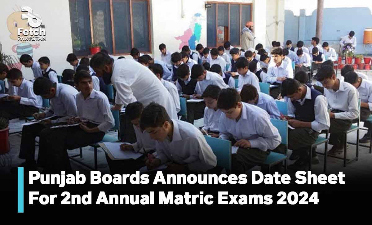 Punjab Boards Announces Date Sheet For 2nd Annual Matric Supplementary Exams 2024