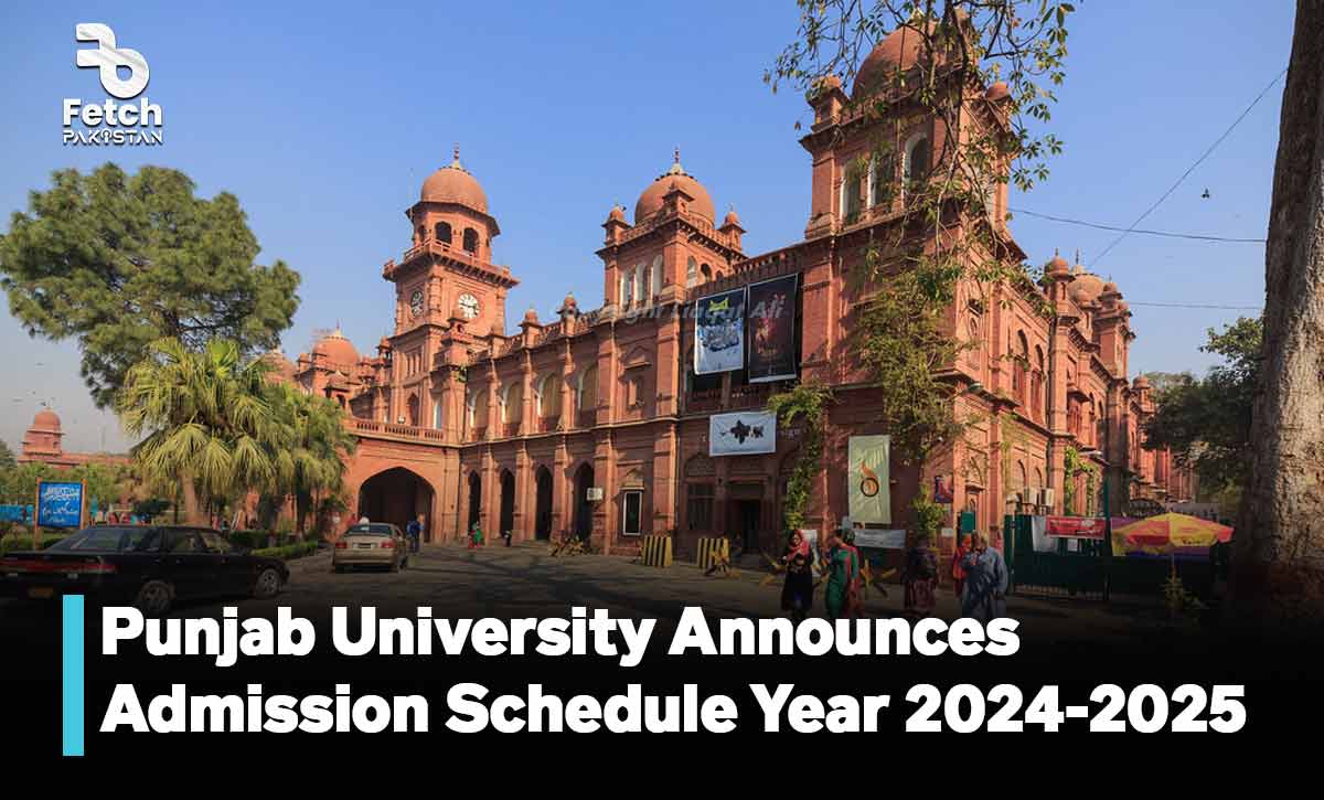 Punjab University Announces Admission Schedule For Undergraduate Programs 2024-2025