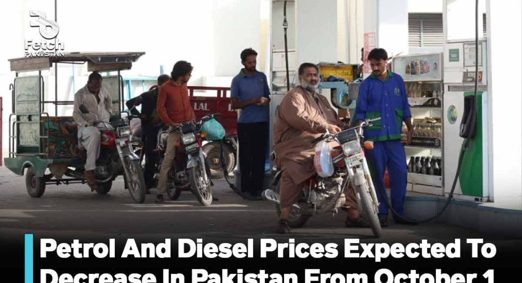 Petrol and Diesel Prices Expected To Decrease In Pakistan From October 1