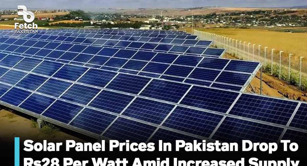 Solar Panel Prices In Pakistan Drop To Rs28 Per Watt Amid Increased Supply