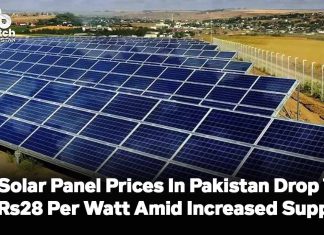 Solar Panel Prices In Pakistan Drop To Rs28 Per Watt Amid Increased Supply