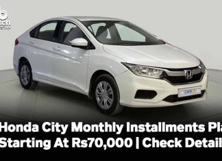 Honda City Monthly Installments Plan Starting At Rs70,000