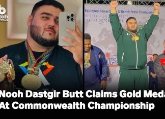 Nooh Dastgir Butt Claims Gold Medals at Commonwealth Championship