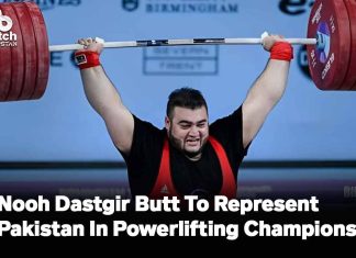 Nooh Dastgir Butt To Represent Pakistan Again At Commonwealth Powerlifting Championships