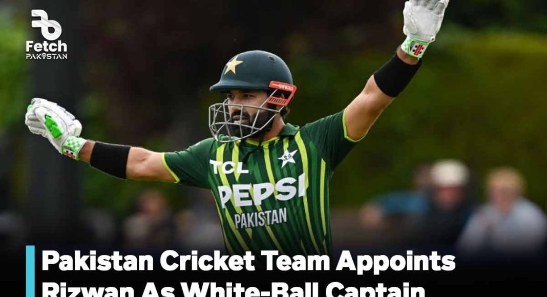 Pakistan Cricket Team Officially Appoints Rizwan As White-Ball Captain