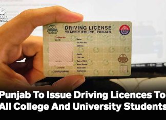 Punjab To Issue Driving Licences To All College and University Students