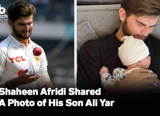 Shaheen Afridi Shared A Photo of His Son Ali Yar