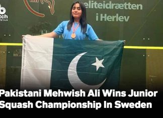 Young Pakistani Mehwish Ali Wins Junior Squash Championship In Sweden