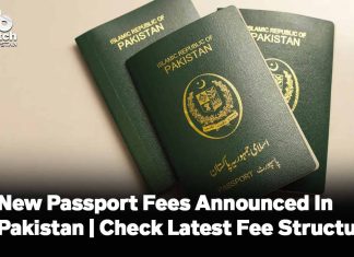 New Passport Fees Announced In Pakistan