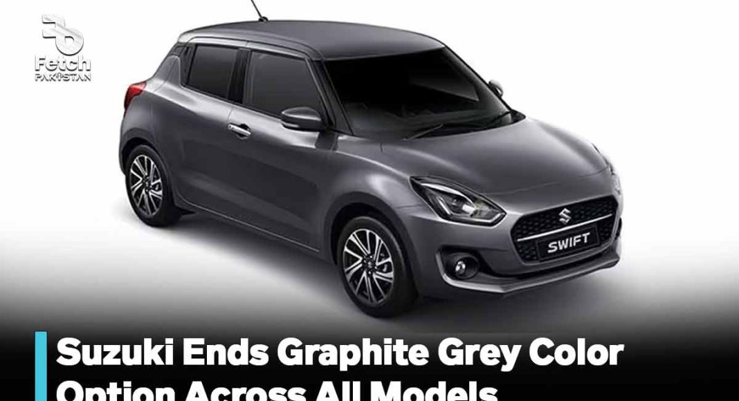 Suzuki Ends Graphite Grey Color Option Across All Models